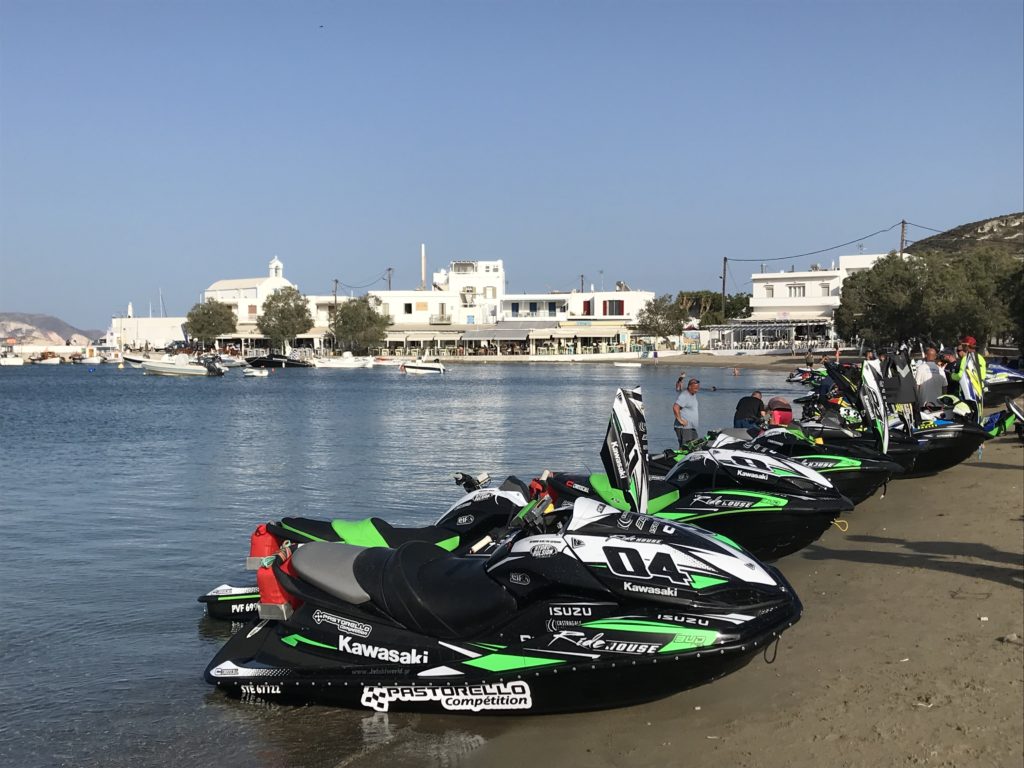 Arrivée sur la plage dde Pollonia